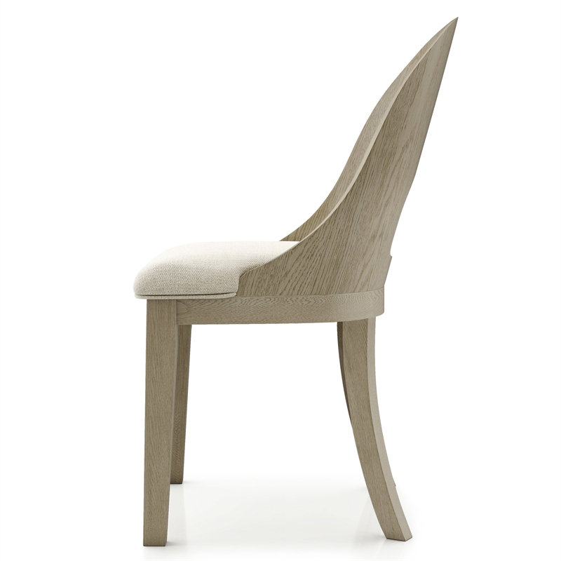 Pemberly Row Modern Wood 7-Piece Dining Table Set in White - 30