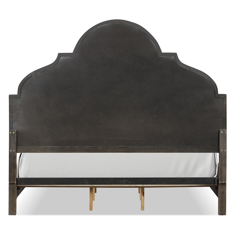 Pemberly Row Transitional Wood King 3-Piece Bedroom Set in Oak