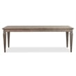 Pemberly Row Wood Home Dovetail Grey Extendable Rectangular Dining Table