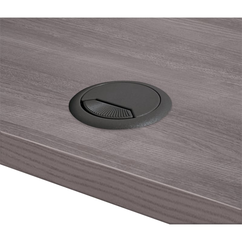 Pemberly Row Engineered Wood Sit-to-Stand Height Adjustable Flip Top Table