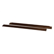 Pemberly Row Hidden Hardware Twin-Full Size Wood Bed Conversion Kit in Espresso