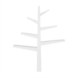Pemberly Row Modern Wood Tree Bookcase in White - 51.17