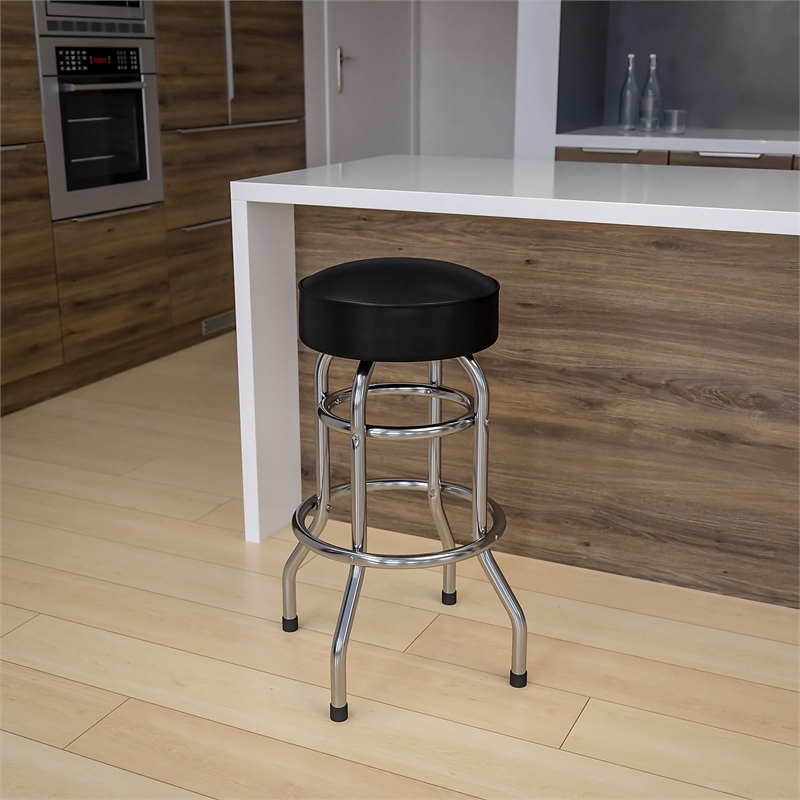 Pemberly Row Contemporary Chrome 30.25