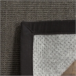 Pemberly Row Transitional Fabric Gray Charcoal Runner Area Rug - 2'6