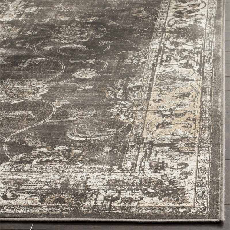 Pemberly Row Vintage Fabric Gray 3'3