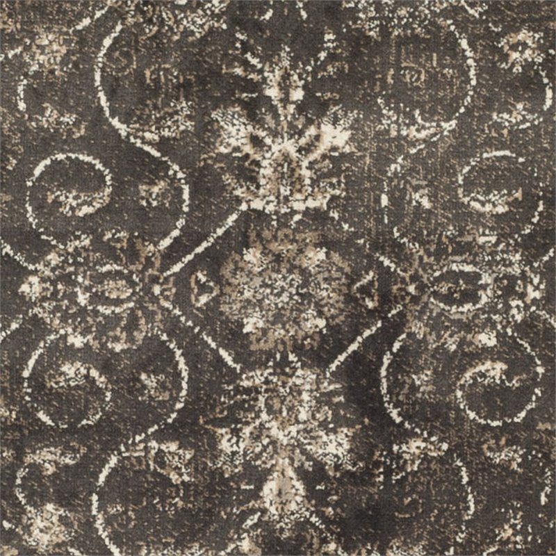 Pemberly Row Vintage Fabric Gray 3'3