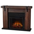 Pemberly Row Contemporary Electric Fireplace in Chestnut Barnwood