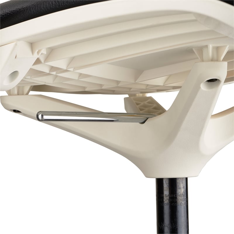 Pemberly Row Contemporary Plastic Products Shell Extended Height Chair