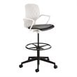 Pemberly Row Contemporary Plastic Products Shell Extended Height Chair