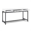 Pemberly Row Modern Solid Hardood Industrial 60 
