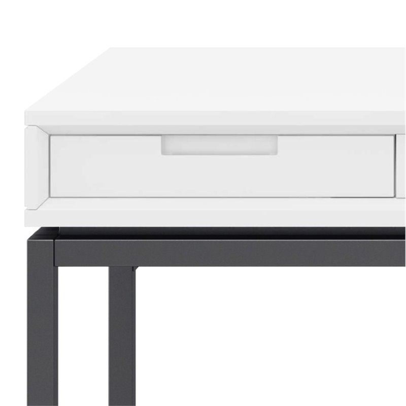 Pemberly Row Modern Solid Hardood Industrial 60 