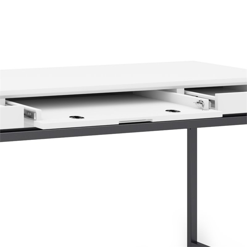 Pemberly Row Modern Solid Hardood Industrial 60 