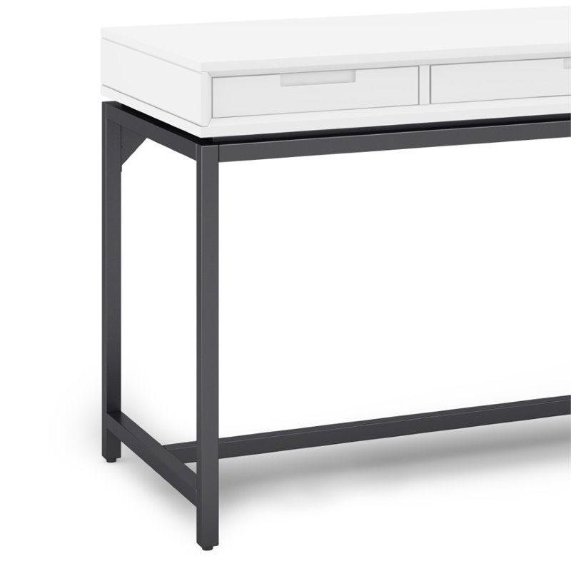 Pemberly Row Modern Solid Hardood Industrial 60 