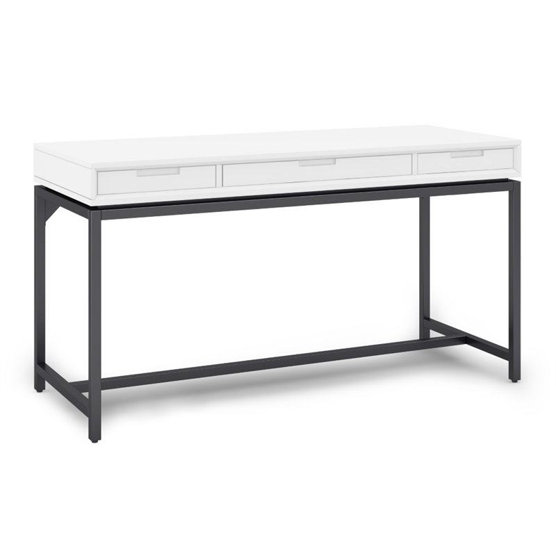 Pemberly Row Modern Solid Hardood Industrial 60 
