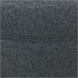 Pemberly Row Round Transitional Fabric Large Storage Ottoman in Textured Navy