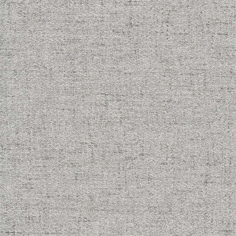 Pemberly Row Modern Woven Fabric Storage Bench with Wood Legs in Gray