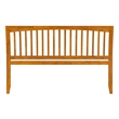 Pemberly Row Contemporary King Sleigh Solid Wood Slat Headboard in Light Toffee