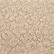 Pemberly Row Modern Polyester Pillowback Swivel Glider in Chai Shearling