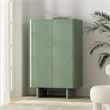 Pemberly Row Modern Engineered Wood Accent Cabinet in Sage Green