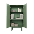 Pemberly Row Modern Engineered Wood Accent Cabinet in Sage Green