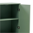Pemberly Row Modern Engineered Wood Accent Cabinet in Sage Green
