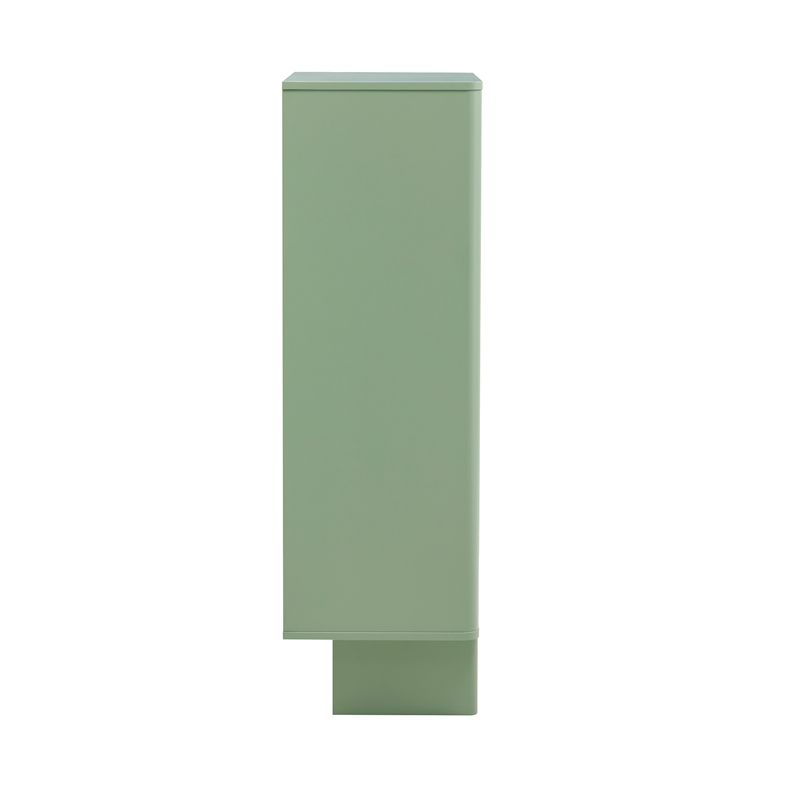 Pemberly Row Modern Engineered Wood Accent Cabinet in Sage Green