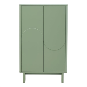 Pemberly Row Modern Engineered Wood Accent Cabinet in Sage Green