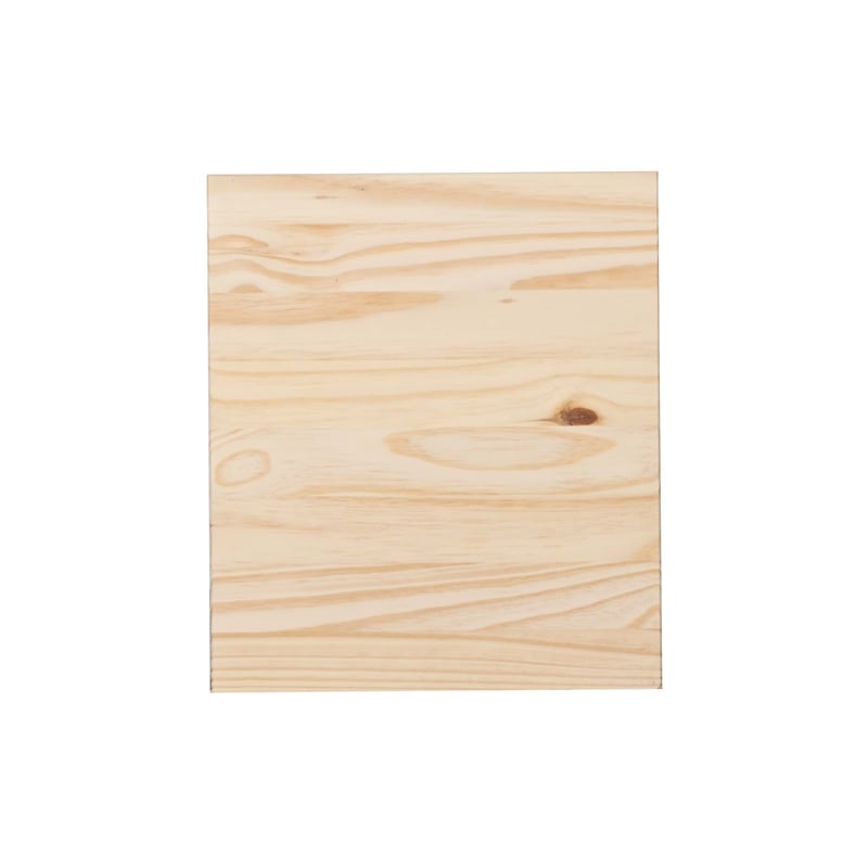 Pemberly Row 6-Drawer Unfinished Pine Wood Rolling Storage Cart Recessed Handles