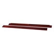Pemberly Row Contemporary Wood Full Twin Size Bed Conversion Kit in Cherry