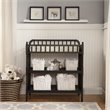 Pemberly Row Contemporary Metal Changing Table in Ebony - 40