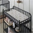 Pemberly Row Contemporary Metal Changing Table in Ebony - 40