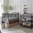 Pemberly Row Contemporary Metal Changing Table in Ebony - 40