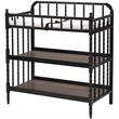 Pemberly Row Contemporary Metal Changing Table in Ebony - 40