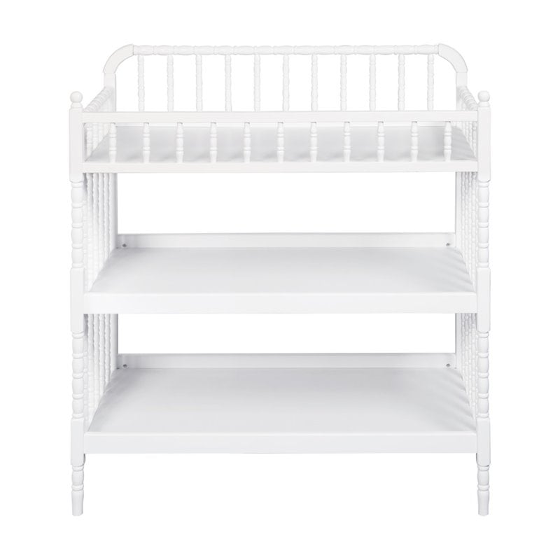 Pemberly Row Contemporary Metal Changing Table in White - 40
