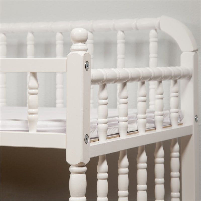Pemberly Row Contemporary Metal Changing Table in White - 40