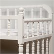 Pemberly Row Contemporary Metal Changing Table in White - 40