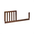 Pemberly Row Transitional Solid Wood Mini Toddler Bed Conversion Kit in Espresso