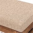 Pemberly Row Nesting Cushioned Wood and Metal Storage Benches Set of 2