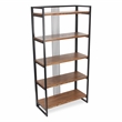 Pemberly Row 5-Tier Metal Framed Wood Shelf