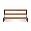 Pemberly Row 3-Tier Metal Framed Wood Shelf