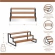 Pemberly Row 3-Tier Metal Framed Wood Shelf