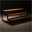 Pemberly Row 3-Tier Metal Framed Wood Shelf