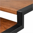 Pemberly Row 3-Tier Metal Framed Wood Shelf