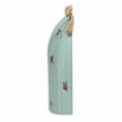 Pemberly Row Small Canoe Style 2 Tier Wooden Shelf