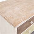 Pemberly Row Urban Style 3 Drawer Wooden Nightstand with Ceramic Knobs