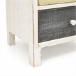 Pemberly Row Urban Style 3 Drawer Wooden Nightstand with Ceramic Knobs