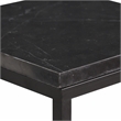 Pemberly Row Set of 2 Square Black Marble Side Tables