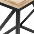 Pemberly Row Set of 2 Rectangular Wood and Metal Side Tables