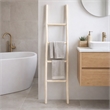 Pemberly Row White Wash Wood Ladder with 4 Tiers