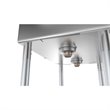 Pemberly Row 12x16x10 NSF Stainless Steel Kitchen Prep & Utility Sink in Silver
